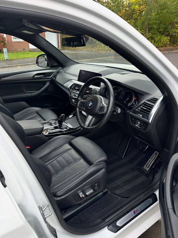 Leather cleaned